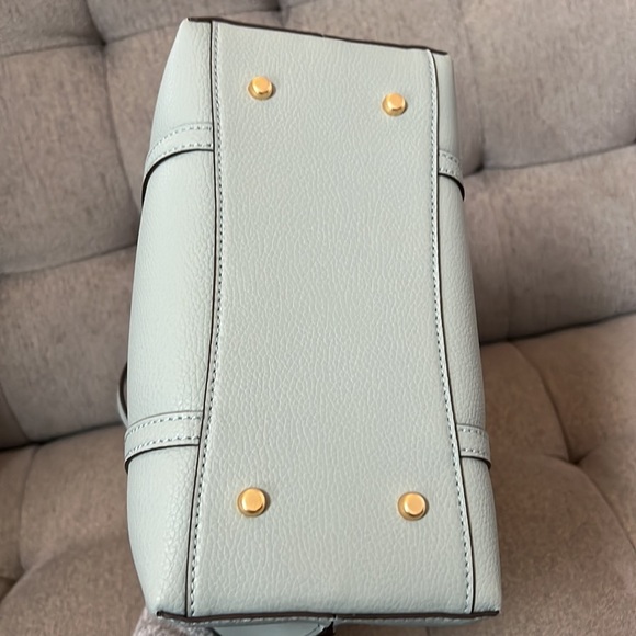 Tory Burch Small Perry Triple Compartment Tote Bag in Blue Celadon - Picture 7 of 15